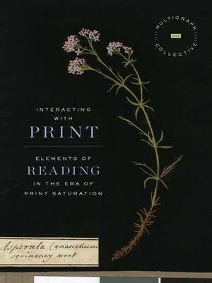 cover image of Interacting with Print